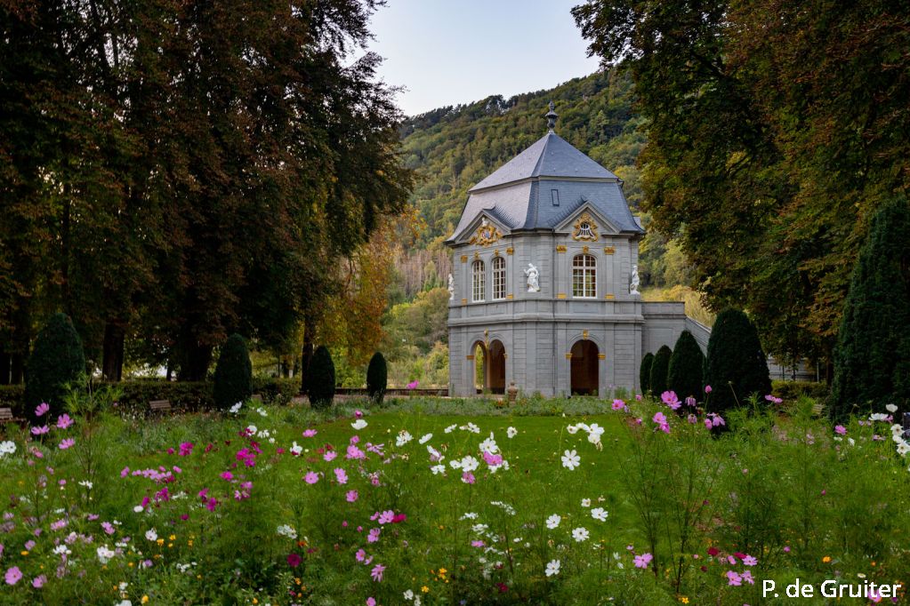 Le pavillon Rococo dans le parc historique d’Echternach