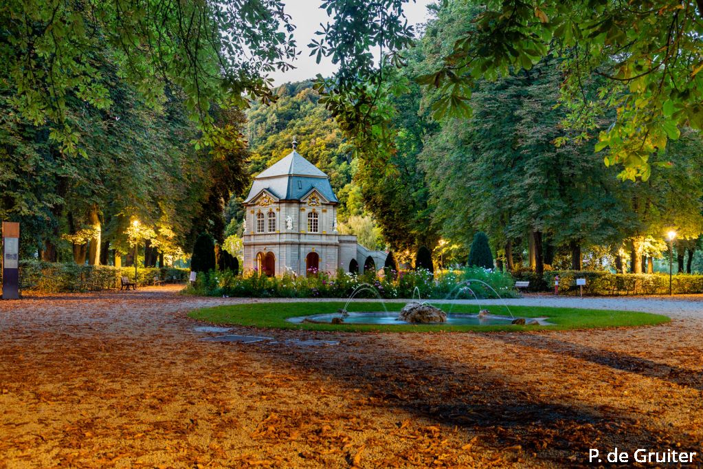 Le pavillon Rococo dans le parc historique d’Echternach